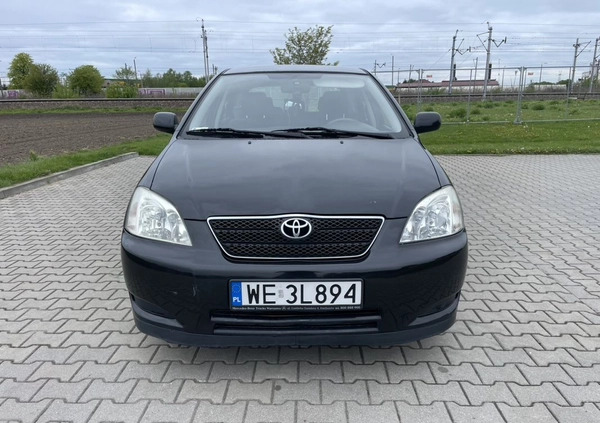 Toyota Corolla cena 7900 przebieg: 205133, rok produkcji 2003 z Warszawa małe 92